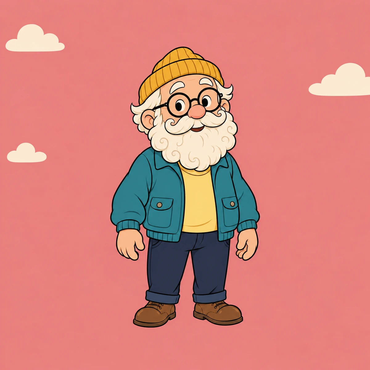 From flat character to 3D collectible — 2D illustration